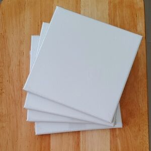 Four 8" Canvas individually wrapped